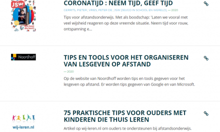 Alle informatie over afstandsonderwijs voor iedereen toegankelijk op Onderwijsdatabank