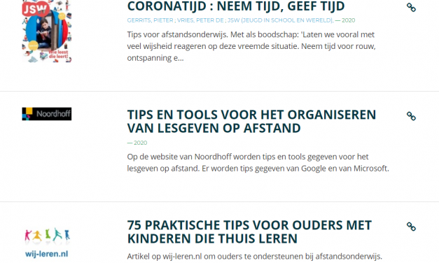 Alle informatie over afstandsonderwijs voor iedereen toegankelijk op Onderwijsdatabank