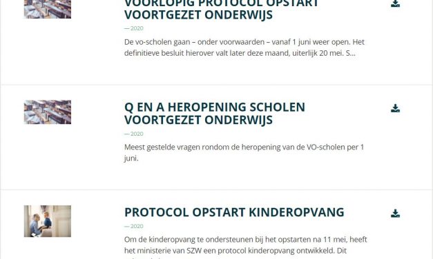 Alle informatie over de herstart van de scholen voor iedereen toegankelijk op Onderwijsdatabank