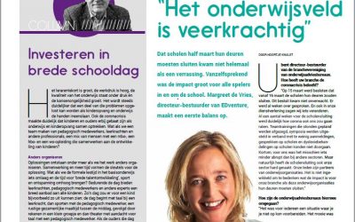 Het onderwijsveld is veerkrachtig