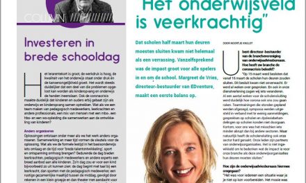 Het onderwijsveld is veerkrachtig