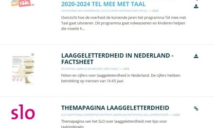 Alle informatie over laaggeletterdheid voor iedereen toegankelijk op Onderwijsdatabank