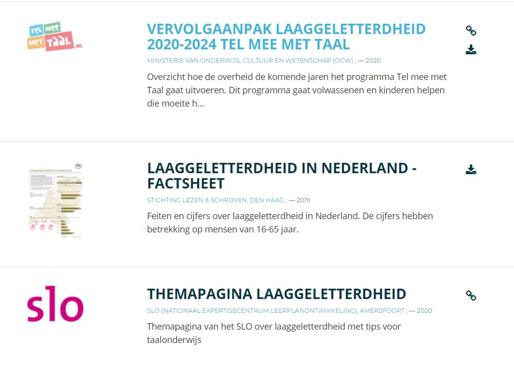 Alle informatie over laaggeletterdheid voor iedereen toegankelijk op Onderwijsdatabank