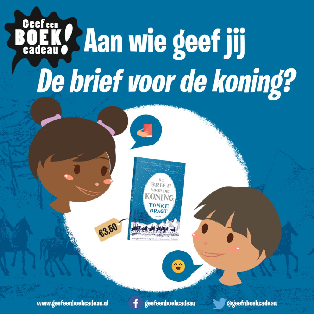 “De brief voor de koning” van Tonke Dragt voor 3,50 euro verkrijgbaar in de boekhandel