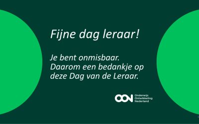 Fijne dag leraar!