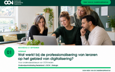 Wat werkt bij de professionalisering van leraren rond digitalisering?