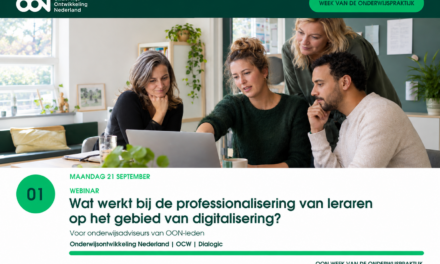Wat werkt bij de professionalisering van leraren rond digitalisering?