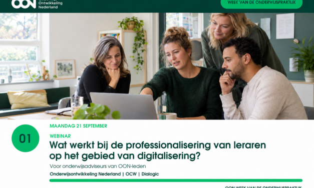 Wat werkt bij de professionalisering van leraren rond digitalisering?
