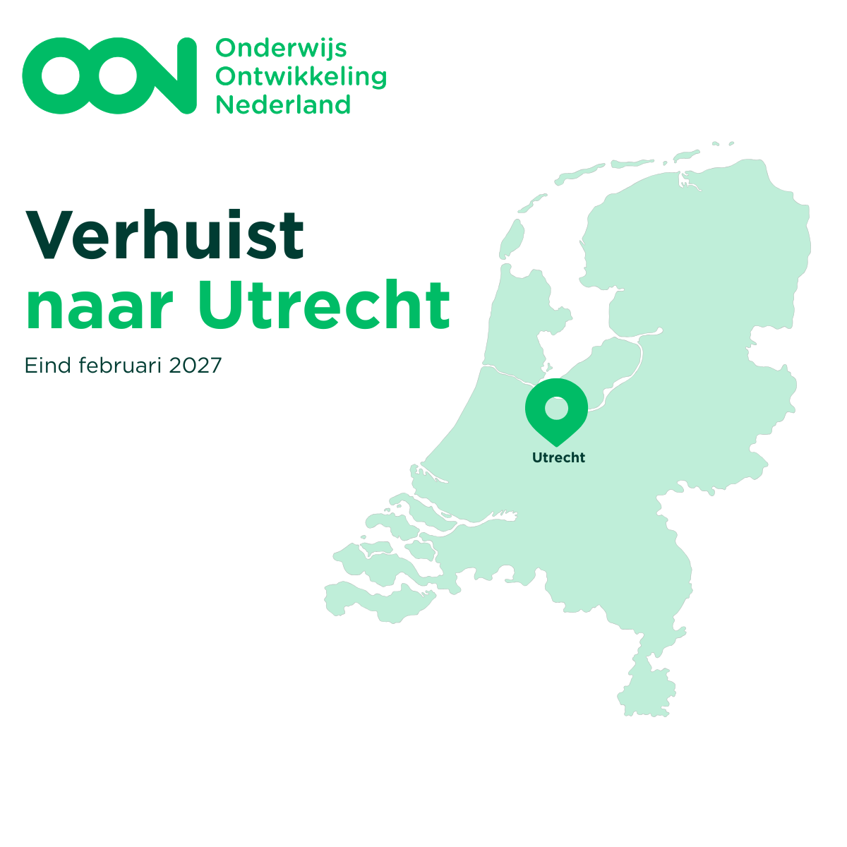 Onderwijsontwikkeling Nederland verhuist naar Utrecht