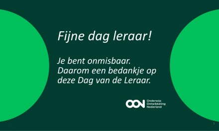 Fijne dag leraar!