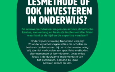 Nieuwe kerndoelen implementeren? Maak het duurzaam en effectief